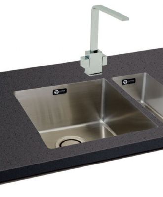 CARRON PHOENIX DECA 105 INSET/UNDERMOUNTED POLISHED STAINLESS STEEL SINK, 127.0442.745 CARRON PHOENIX DECA 105 INSET/UNDERMOUNTED POLISHED STAINLESS STEEL SINK, 127.0442.745